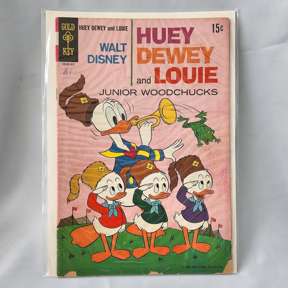 Walt Disney Huey Dewey Louie Junior Woodchucks Gold Key‎ Comics #3 Vintage 1968